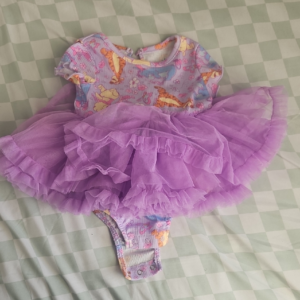 Disney Purple Lavender Tutu One-Piece Bodysuit